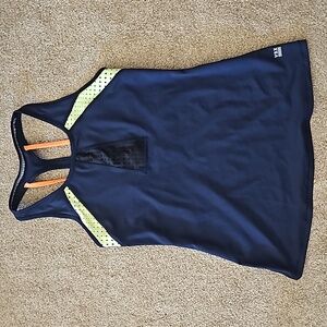 Victoria's Secret VSX Strappy Racerback Sport Tank XS Navy